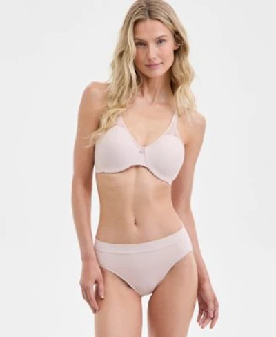 Bali Womens Passion For Comfort Seamless Underwire Minimizer Bra One Smooth U Smoothing Hi Cut Brief Underwear