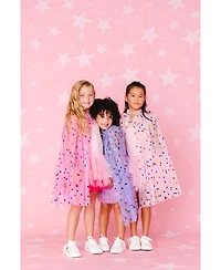 Sweet Wink Girls Raspberry Confetti Cape
