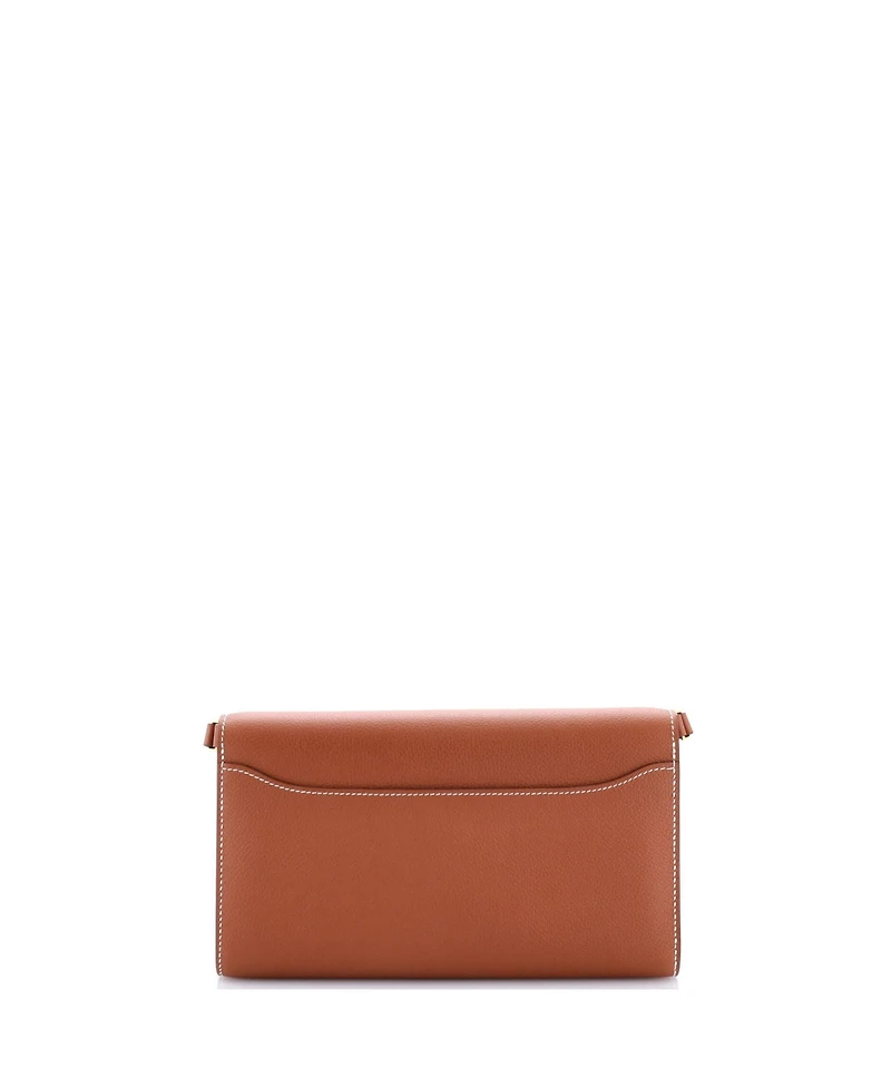 Pre-Owned Hermes Constance To Go Wallet Evercolor