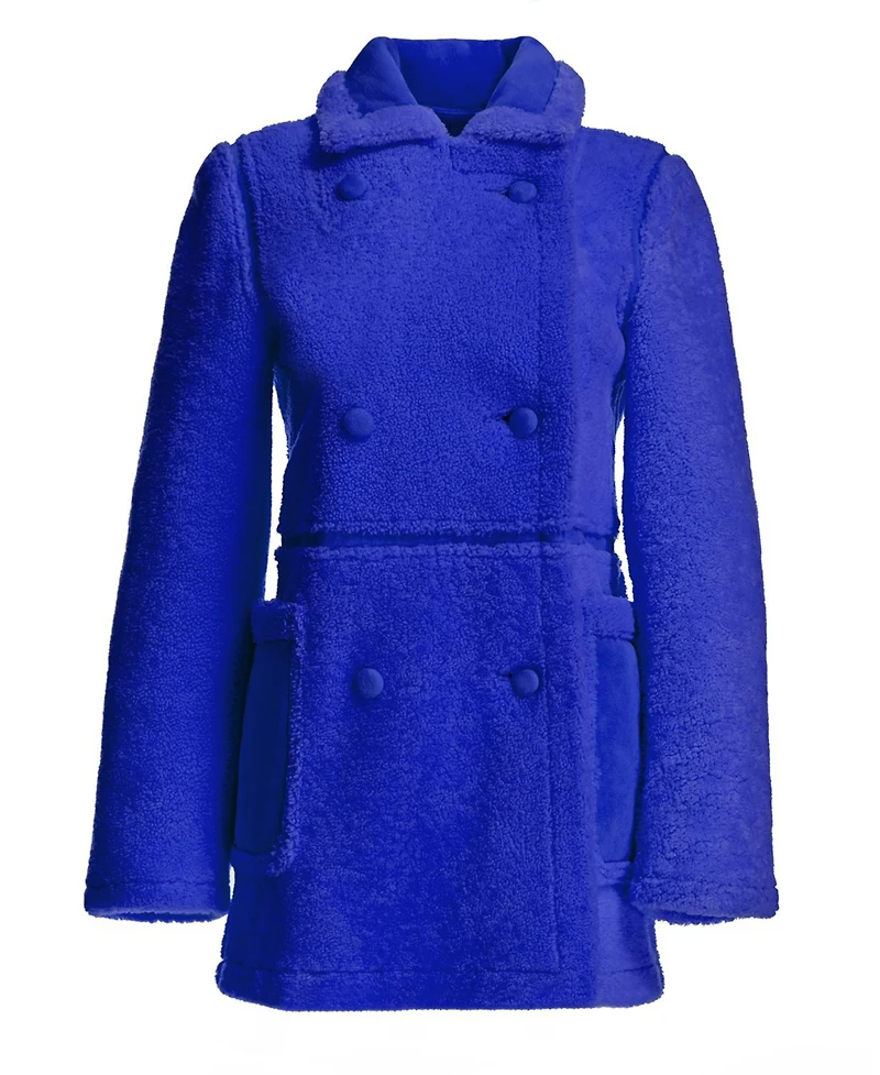 Julia & Stella by Maximilian Women's Shearling Lamb Pea Jacket