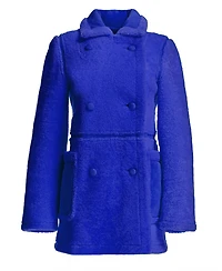 Julia & Stella by Maximilian Women's Shearling Lamb Pea Jacket