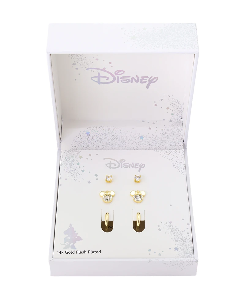 Disney Minnie Mouse Crystal Earring Set