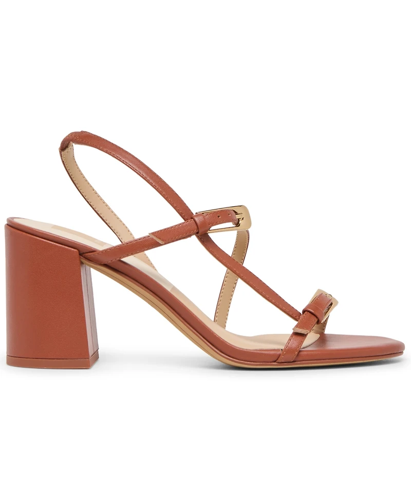 Dolce Vita Women's Faye Strappy Buckle Block Heel Dress Sandals