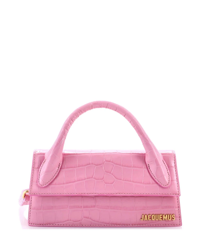 Pre-Owned Jacquemus Long Le Chiquito Bag Embossed Leather