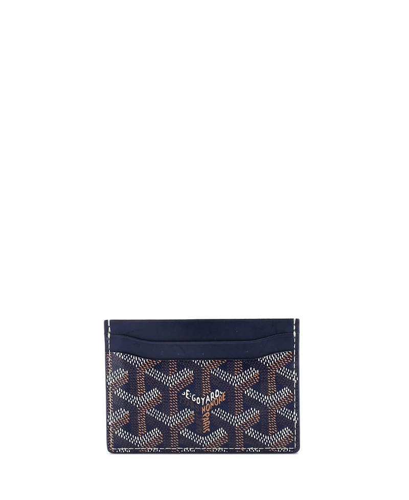 Pre-Owned Goyard Saint Sulpice Card Holder Coated Canvas