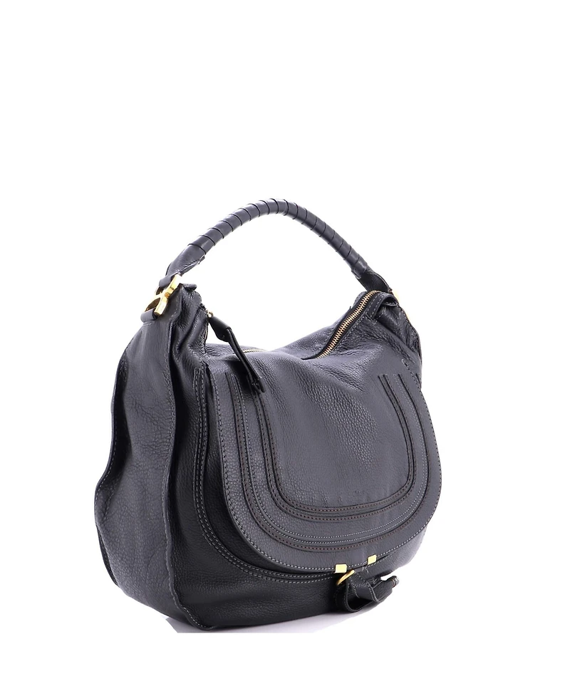 Pre-Owned Chloe Large Marcie Hobo Leather