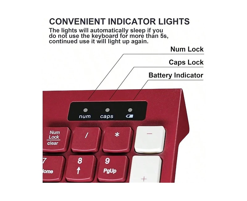Wireless Keyboard and Mouse Combo