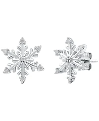 Macy's Diamond Earrings (1/10 ct. t.w.) in Sterling Silver