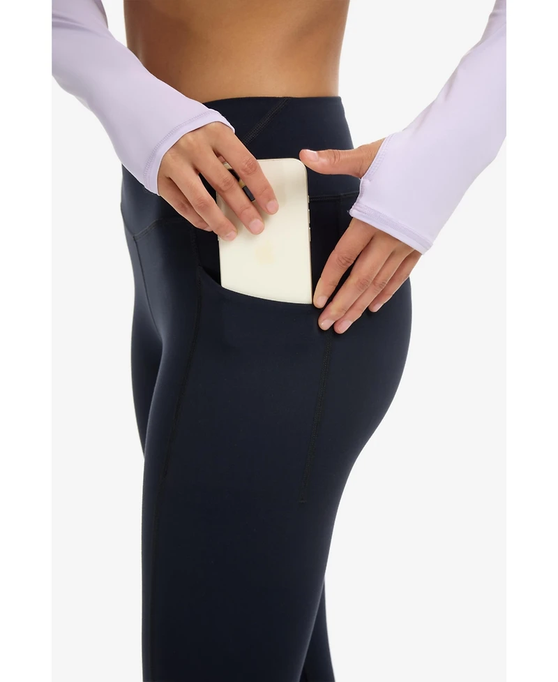 BloqUV Women's Upf 50+ Sun Protective Compression Capri Leggings