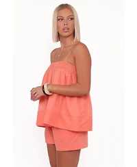 Petal and Pup Women's Aiesha Short Set - Coral