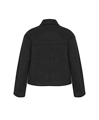 City Chic Women's Boucle Zip Front Jacket