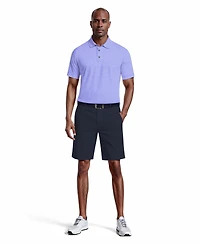 Pga Tour Men's Micro Geometric Print Short-Sleeve Golf Polo Shirt