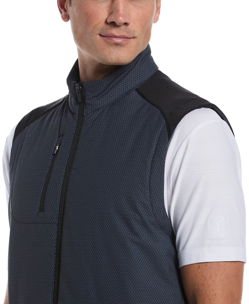 Pga Tour Men's Printed Sleeveless Vest