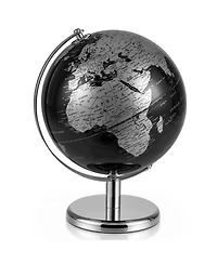 Mecale 8" World Globe Modern Decorative Tabletop Earth Globe