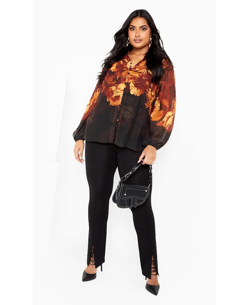 Avenue Women's Iris Placement Shirt
