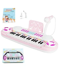 Mecale Multifunctional 37 Electric Keyboard Piano with Microphone