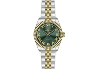 Invicta Women's Specialty Quartz 3 Hand Green Dial Watch