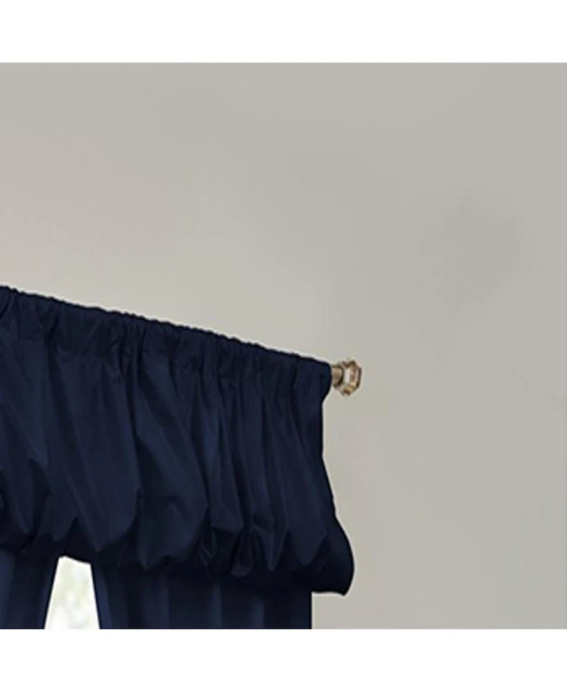 Commonwealth Prescott 5-Piece Window Covering Set With 3" Rod Pocket - 80"x63" - Navy