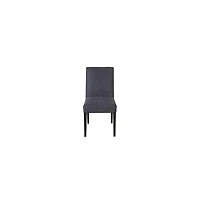 Porter Designs Enna Solid Wood Dining Chair, Gray (Set of 2)