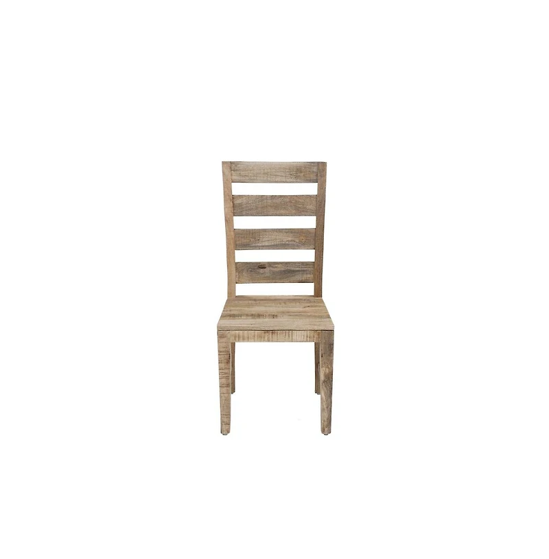 Porter Designs Berkshire Solid Wood Dining Chair, Brown (Set of 2)