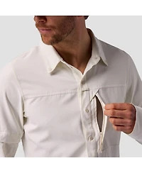 Backcountry Men's Tahoe Woven Convertible Snap-Up Shirt Performance Shirts Long Sleeve