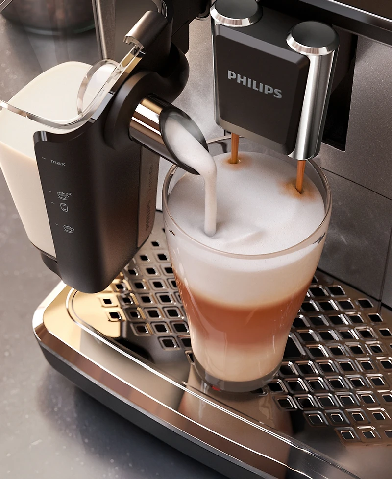 Philips 3300 Series Fully Automatic Espresso Machine with LatteGo Milk Frother