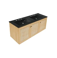 Swiss Madison 48" Wall-Mounted Bathroom Vanity