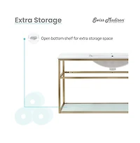 Swiss Madison Pierre Single, Open Shelf