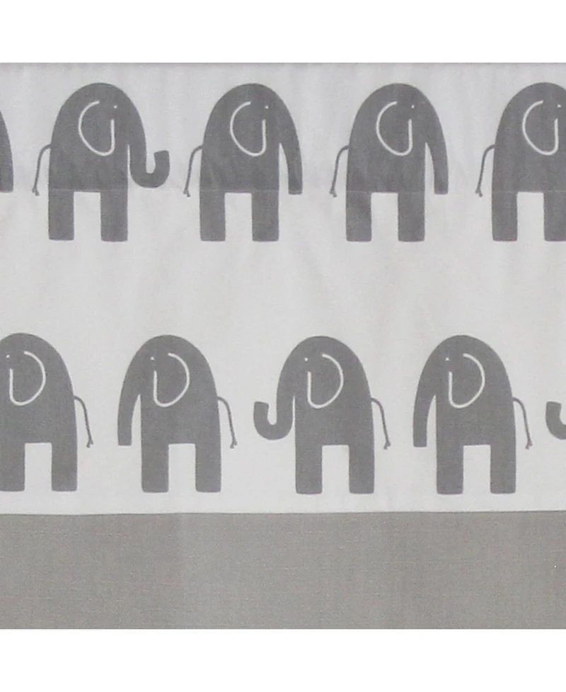 Rlf Home Ele Banded 100% Cotton with Fully Lined 3" Rod Pocket Valnance for Windows 50" x 15" Storm