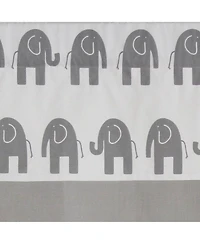 Rlf Home Ele Banded 100% Cotton with Fully Lined 3" Rod Pocket Valnance for Windows 50" x 15" Storm