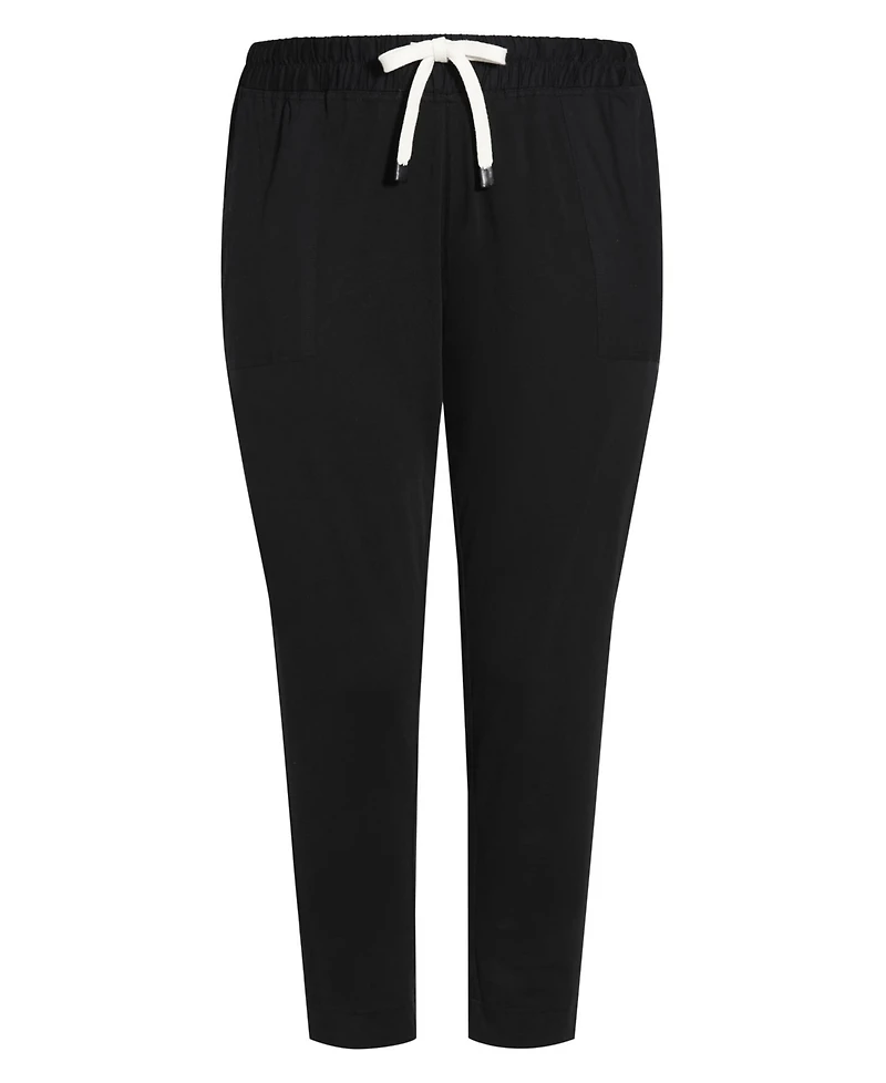 Avenue Women's Contrast Pocket Knit Pant