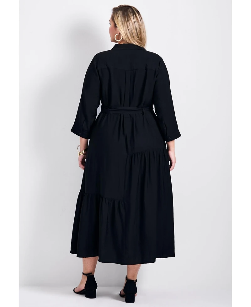 Avenue Women's Flora Belted Shirtdress