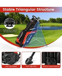 Lightweight Golf Stand Bag with 14 Way Top Dividers and 6 Pockets