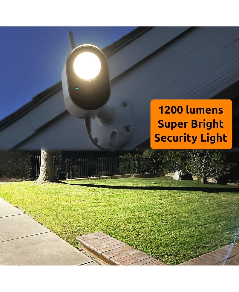 Toucan Security Floodlight Camera 3-Pack No Subscription Required