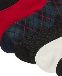 Lauren Ralph Lauren Women's 6-Pack Holiday Plaid Crew Socks