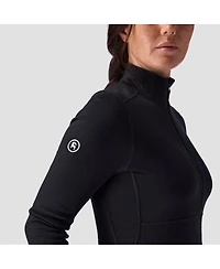 Backcountry Women's Cedars Rws Merino Mid-Wt Baselayer 1/4-Zip Top Midweight Long Underwear Tops