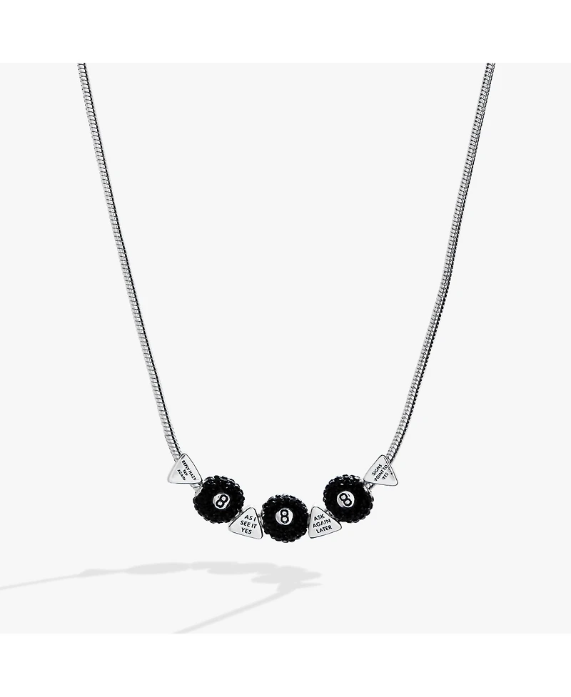 Magic 8 Ball Slider Charm Necklace