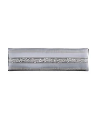 J Queen New York Krista Chenille Bolster Decorative Pillow, 16" x 52"