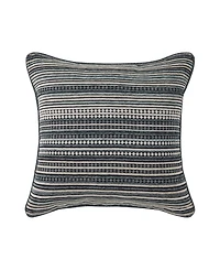 J Queen New York Parallel Chenille Stripe Decorative Pillow, 20" x 20"