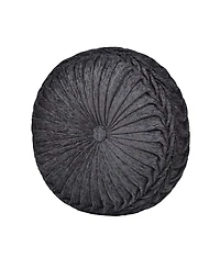J Queen New York Sofia Tufted Round Decorative Pillow, 15" x 15"