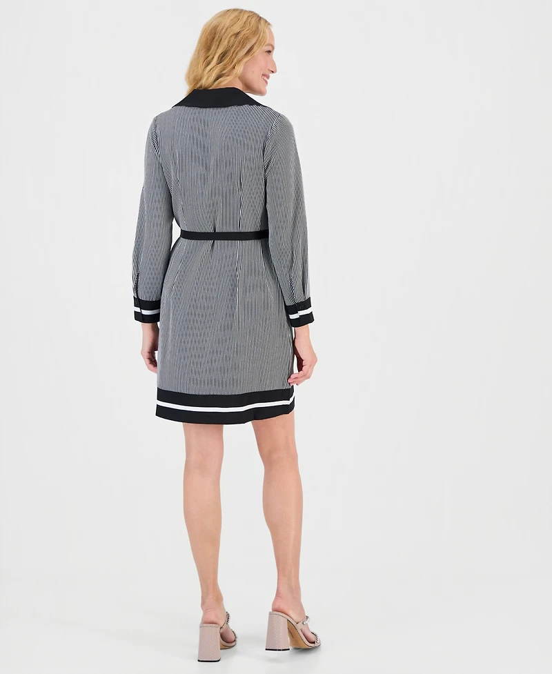 Robbie Bee Women's Belted Mini Dress