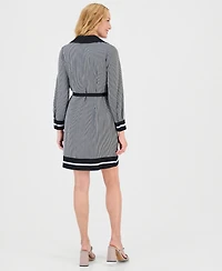 Robbie Bee Women's Belted Mini Dress