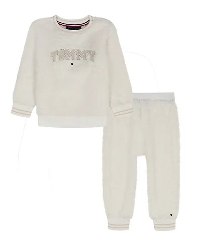 Tommy Hilfiger Baby Boys 2-Piece Crewneck Top and Joggers Set