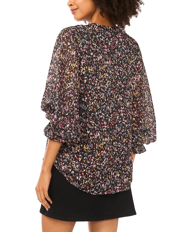 Vince Camuto Women's Printed 3/4-Sleeve Top