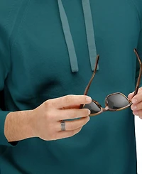 Macy's Men's Ring in Sterling Silver with Black Rhodium