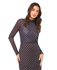 CeCe Women's Turtleneck Fitted Long-Sleeve Top