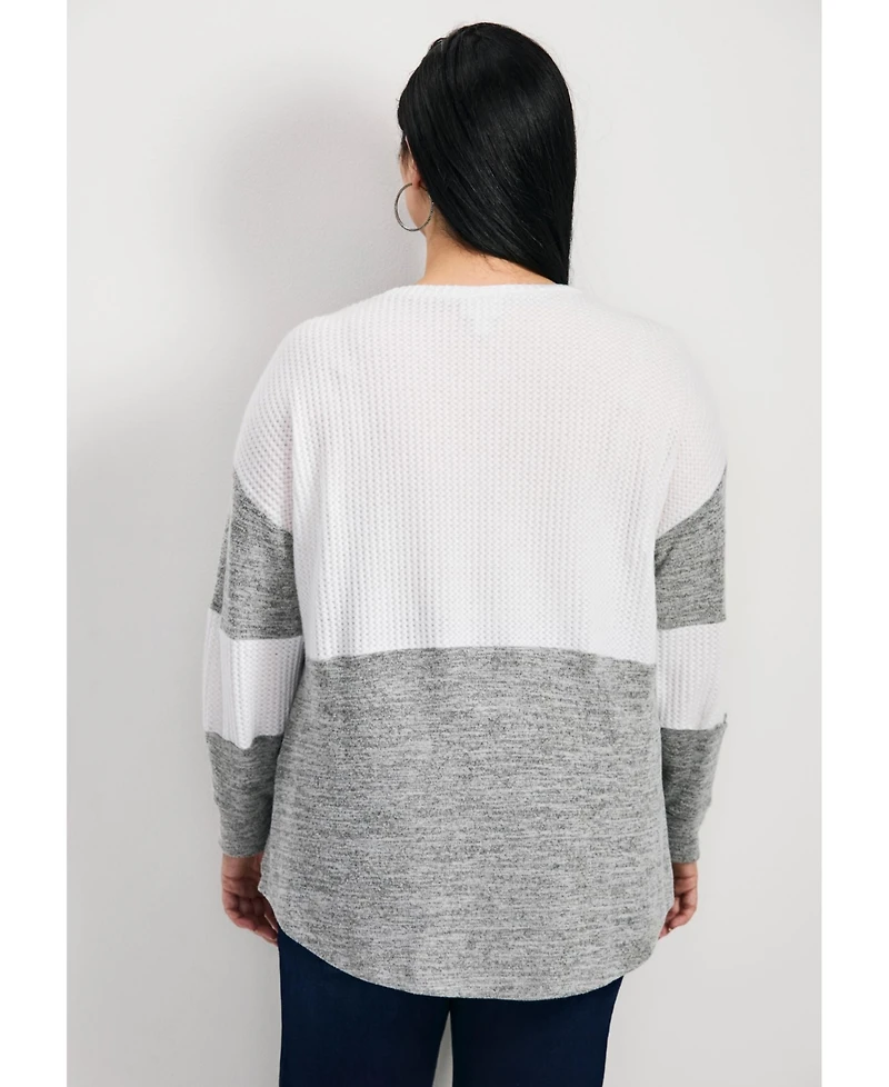 Avenue Women's Leisure Splice Hacci Top