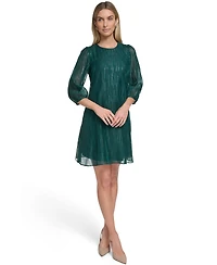 Calvin Klein Petite 3/4-Length Shift Dress