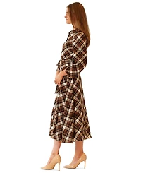 julia jordan Women's Long-Sleeve Shirtdress