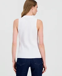 I.n.c. International Concepts Women's Sleeveless Polo Sweater, Macy's Exclusive
